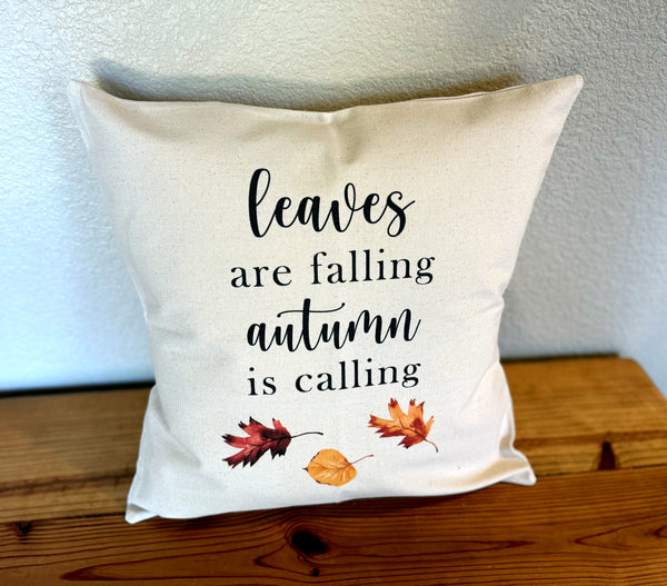 Leaves Are Falling Square Pillow