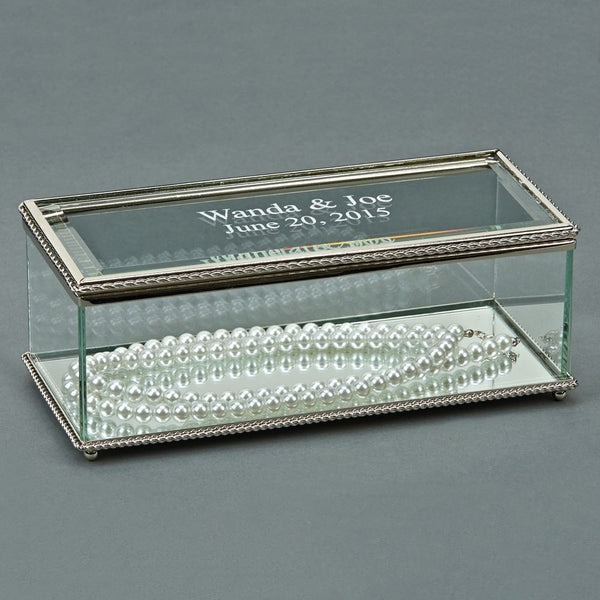 L00500 -  Glass Jewelry Box