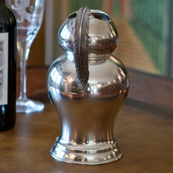 L00780 - Pewter Owl Pitcher