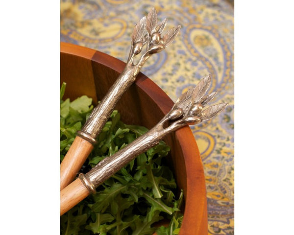 Olivewood Salad Serving Collection